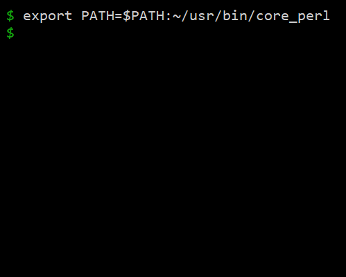 Example - Add to PATH variable using Terminal.